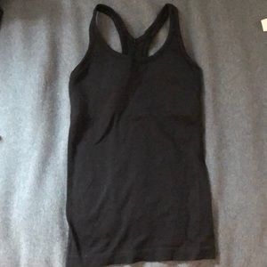 Dark grey lulu lemon workout top